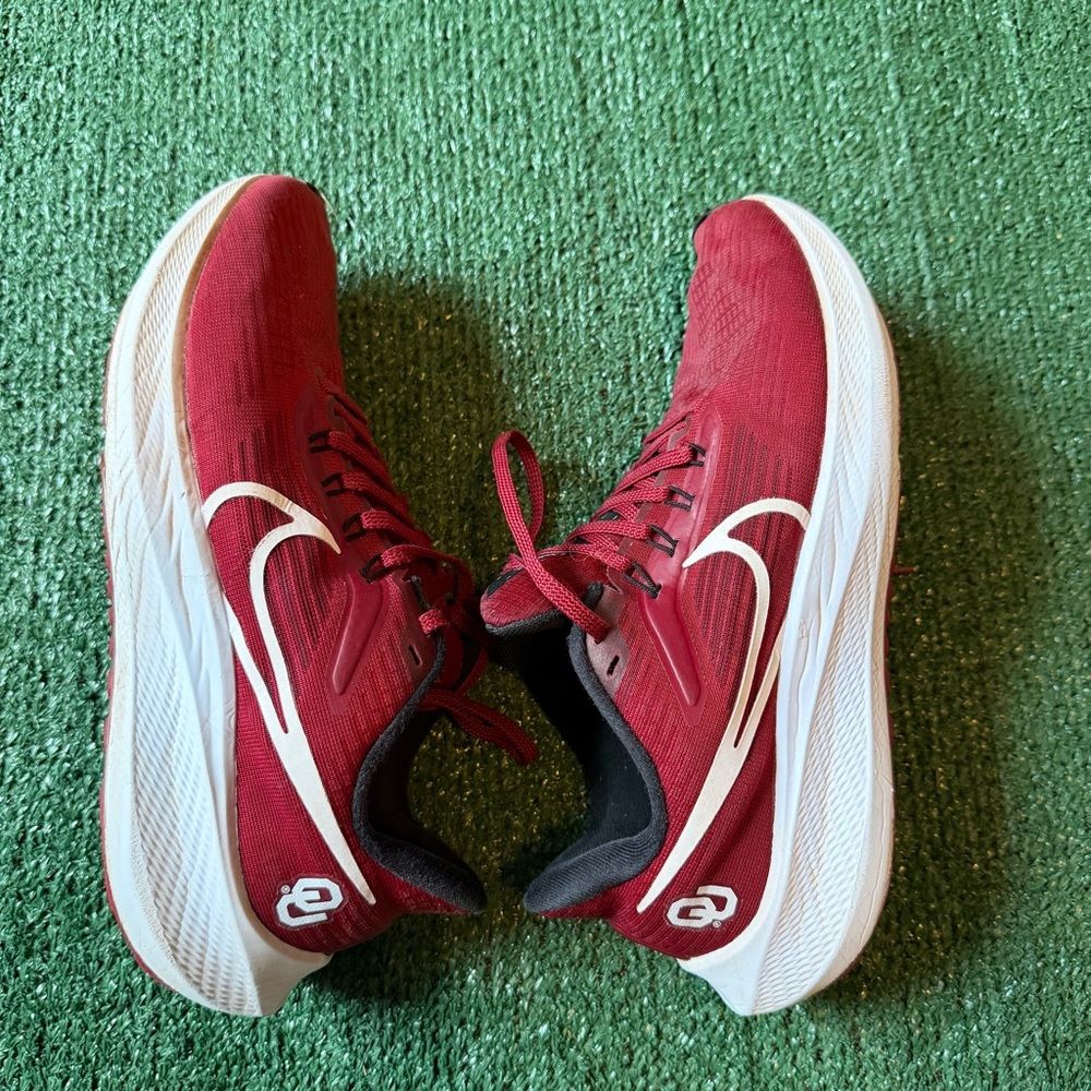 Nike Air Zoom Pegasus 39 Oklahoma Sooners Mens Size 7 Athletic Shoes Crimson